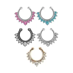 Septum Rings - No Piercing (Set of 5)