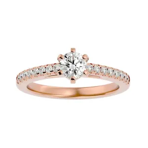 Solitaire Engagement Ring 6 Prong Setting