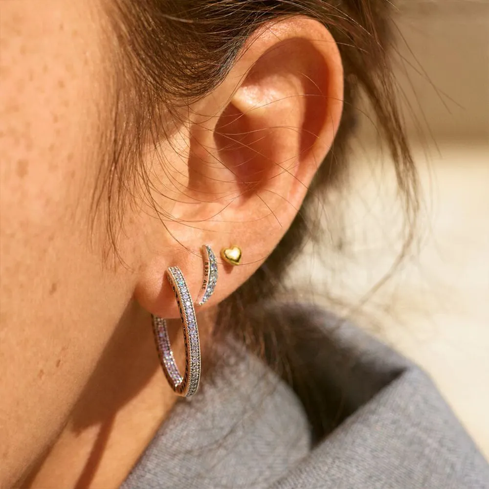 Sparkling Crescent Moon Earrings