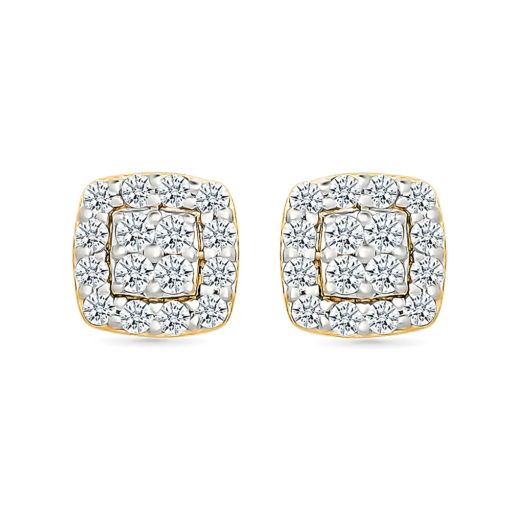 Sparkling Dazzling Studs Earrings