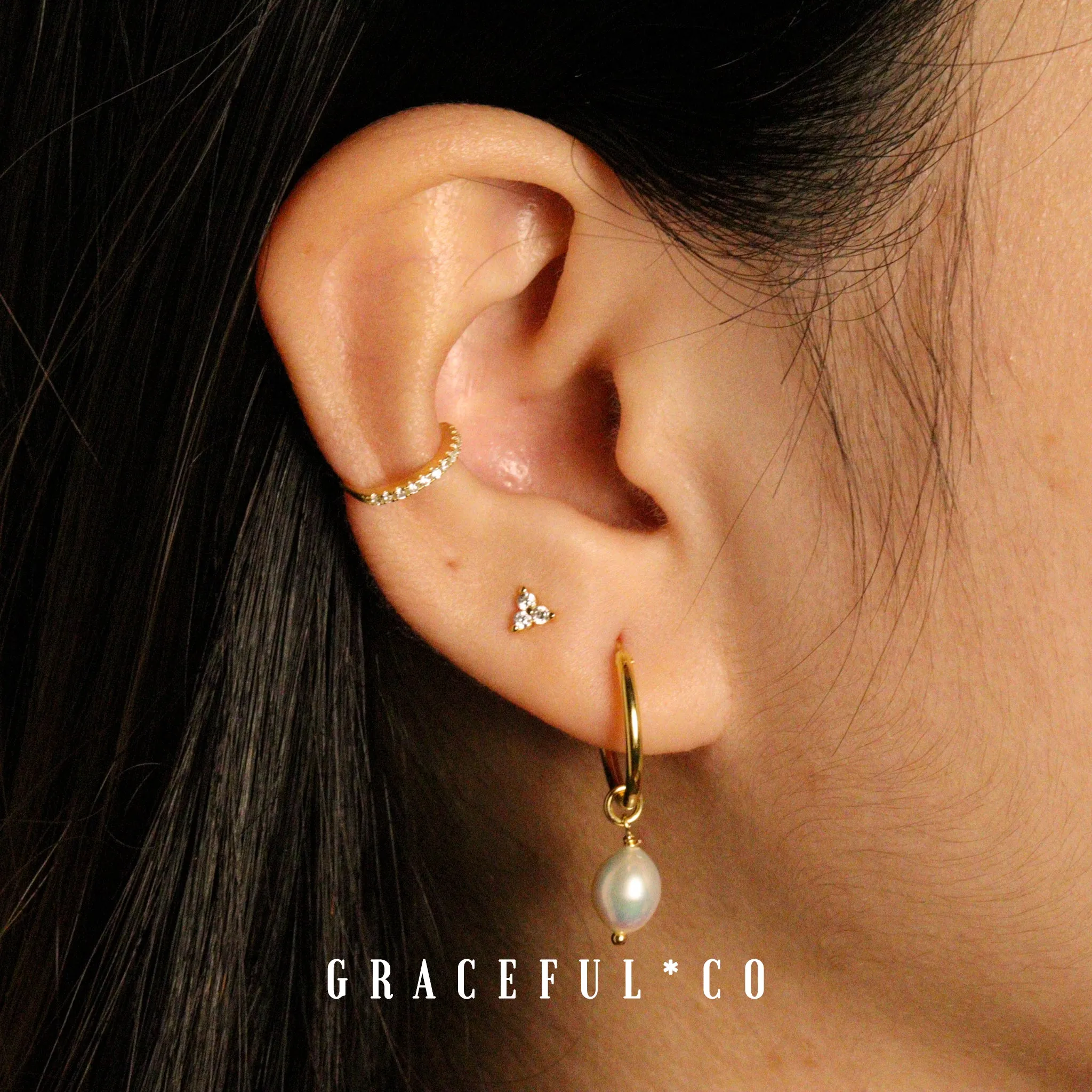 Sparkling Pave Ear Cuffs