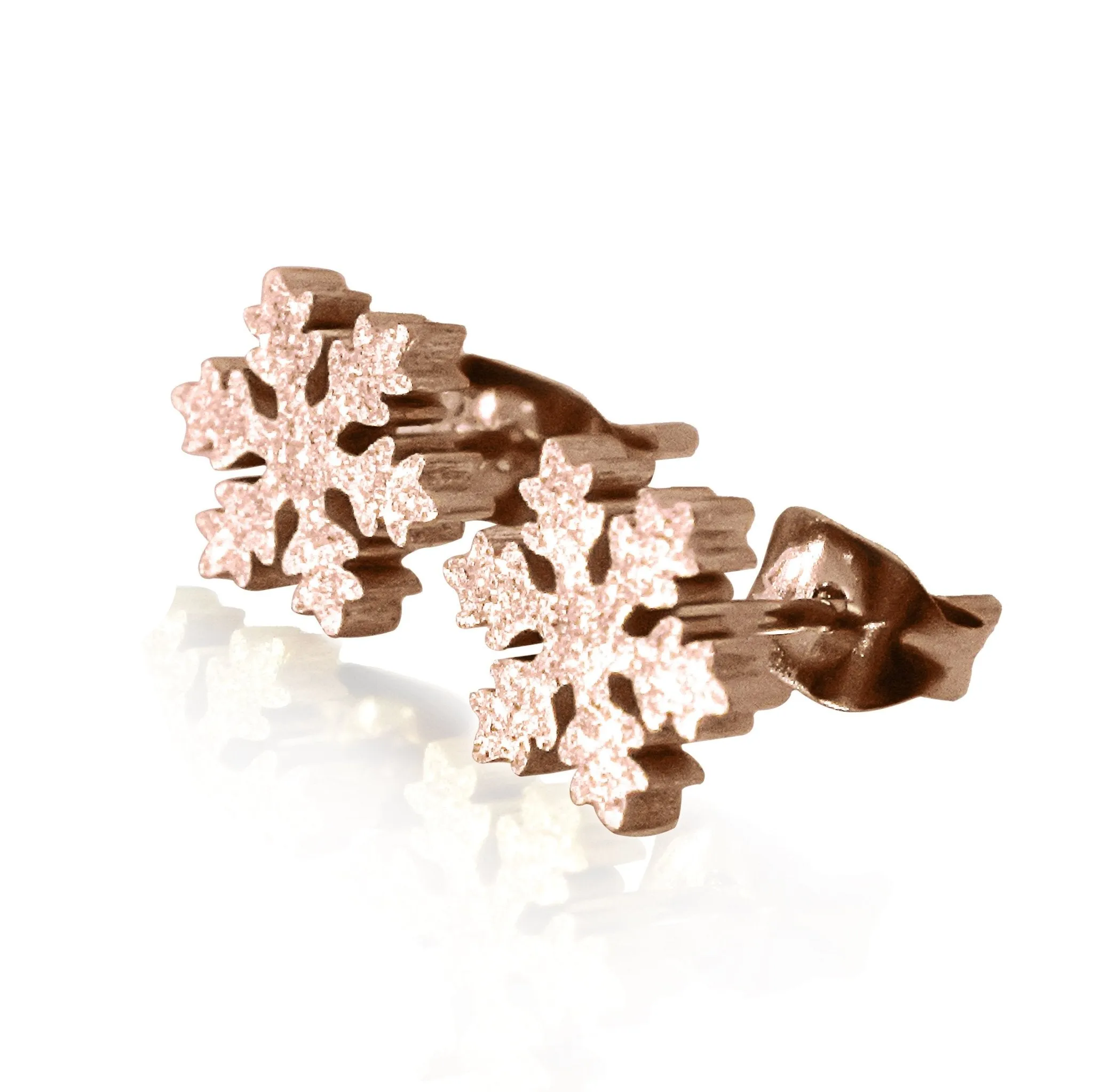 Sparkling Snowflake Earrings