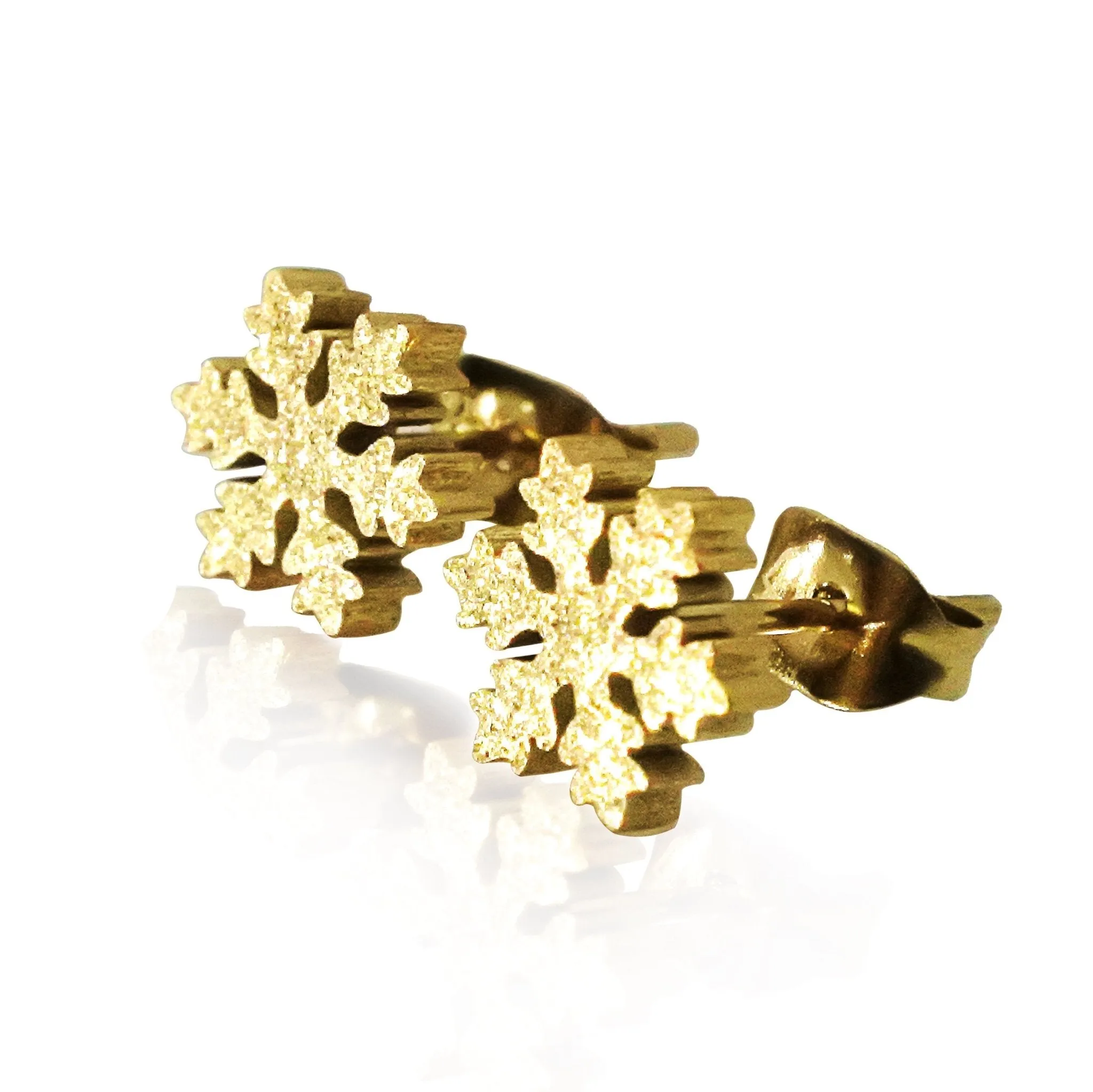 Sparkling Snowflake Earrings