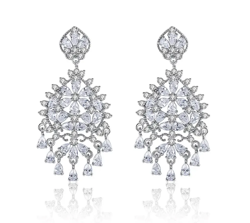 Sparkling Strands Diamontage™ 6.8 Carat Earrings