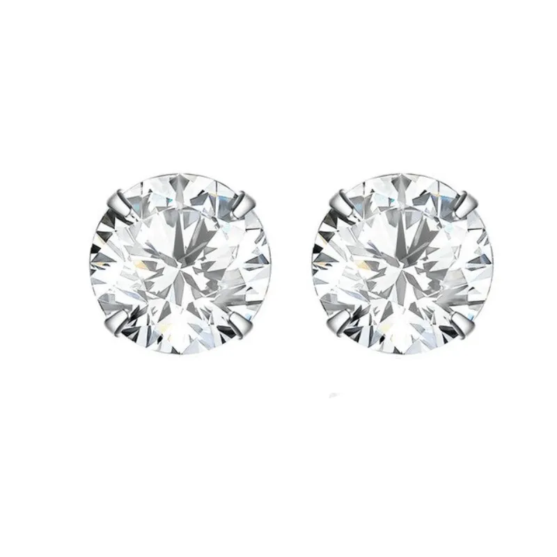 Sparkling Zirconia Stud Earrings