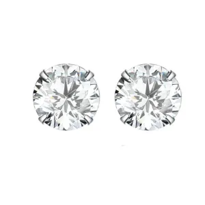 Sparkling Zirconia Stud Earrings