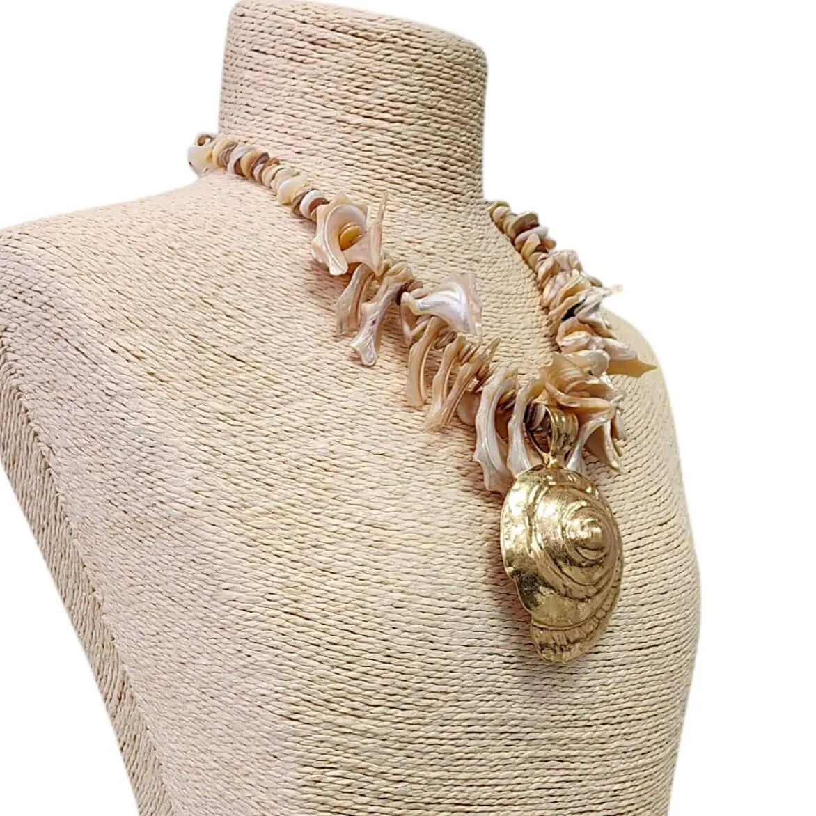 Spiral Shell Goddess Necklace