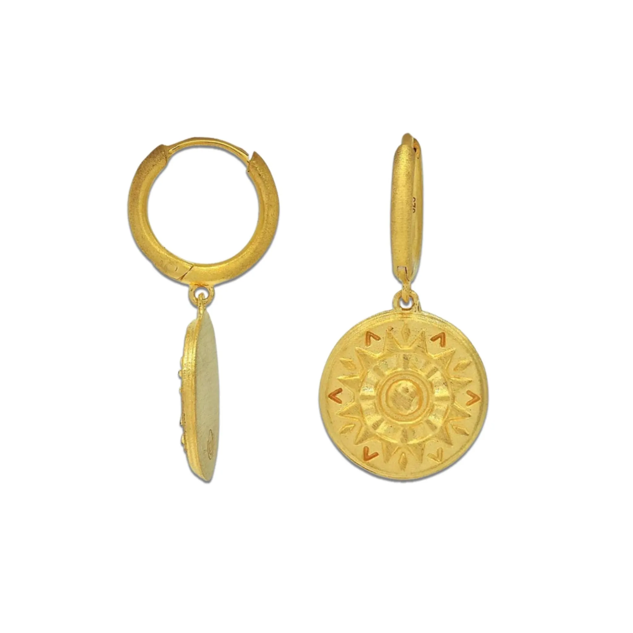 Spirit Of Sun Earrings Gold