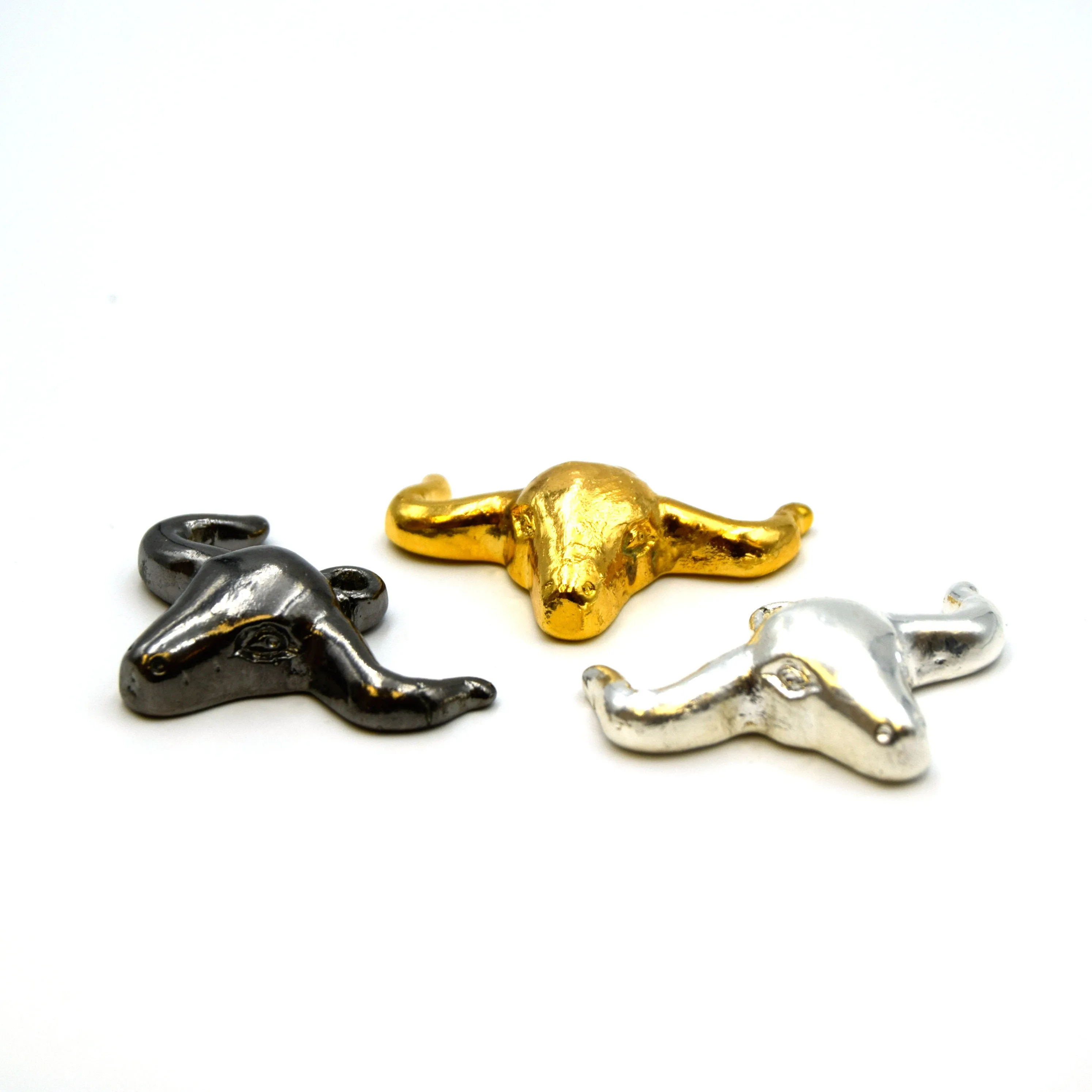 Steer Head Shaped Pendants - Small, Medium, Large