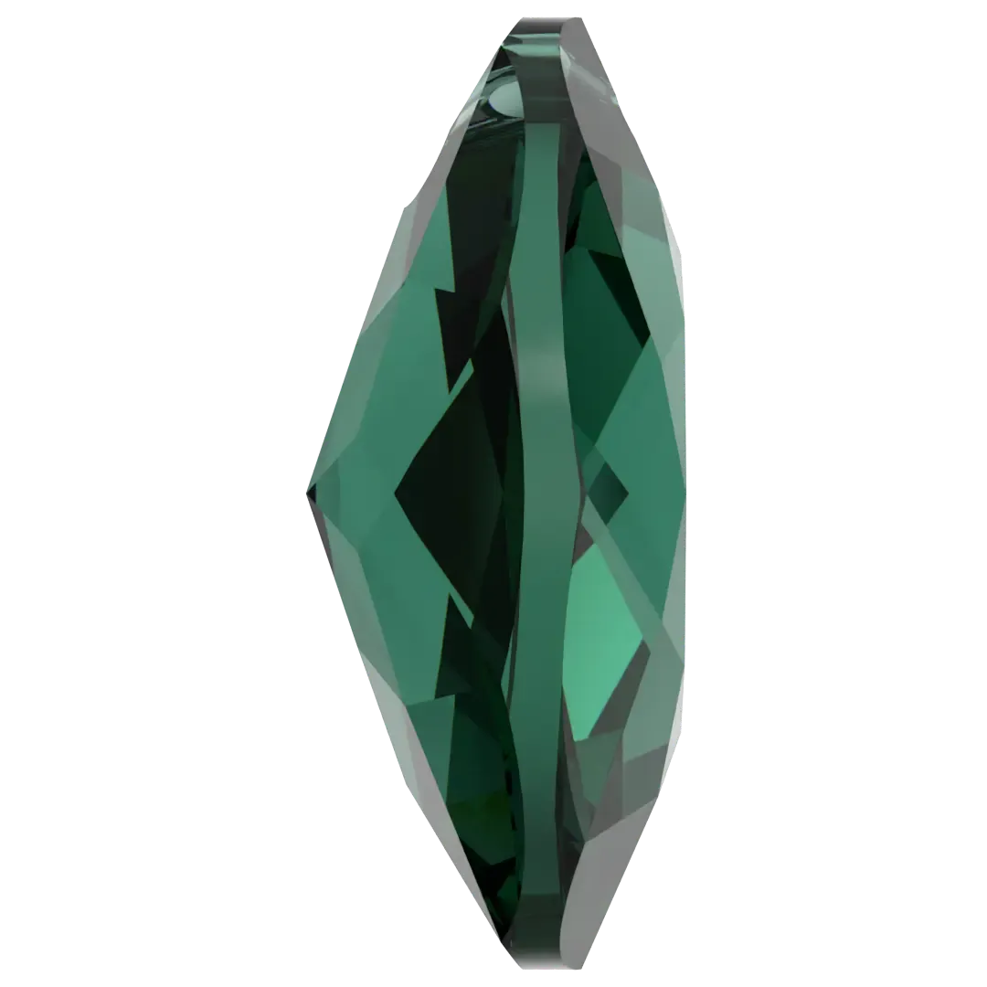 Swarovski Pendants Elliptic Cut (6438) Emerald