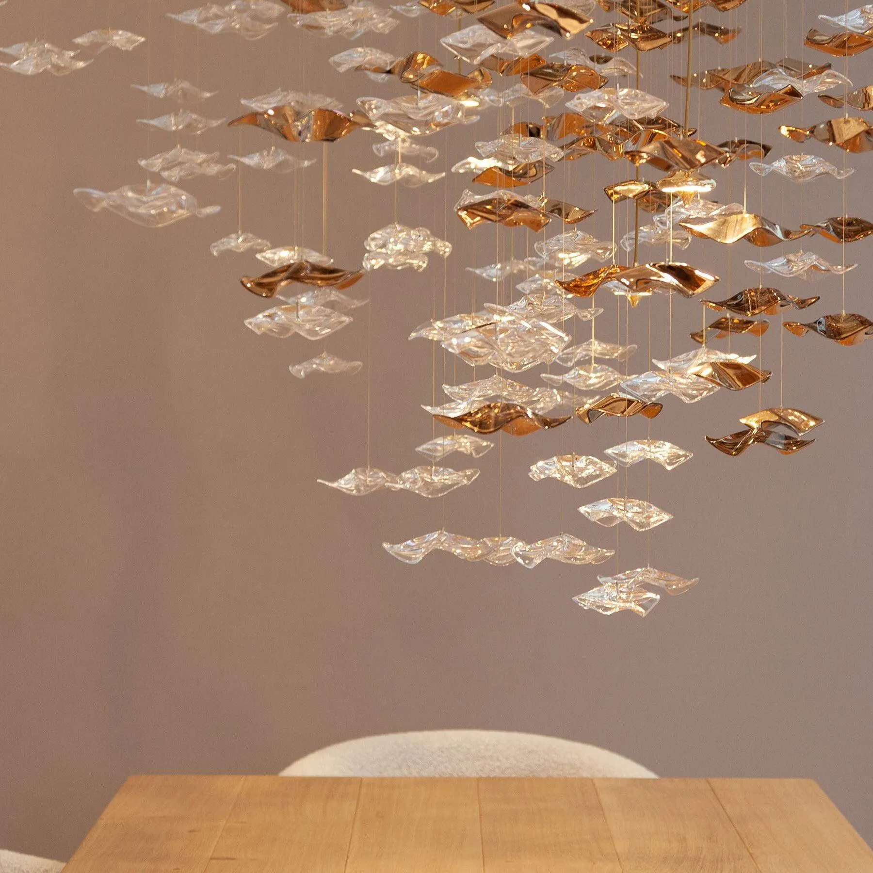 Tidal Art Glass Pendants