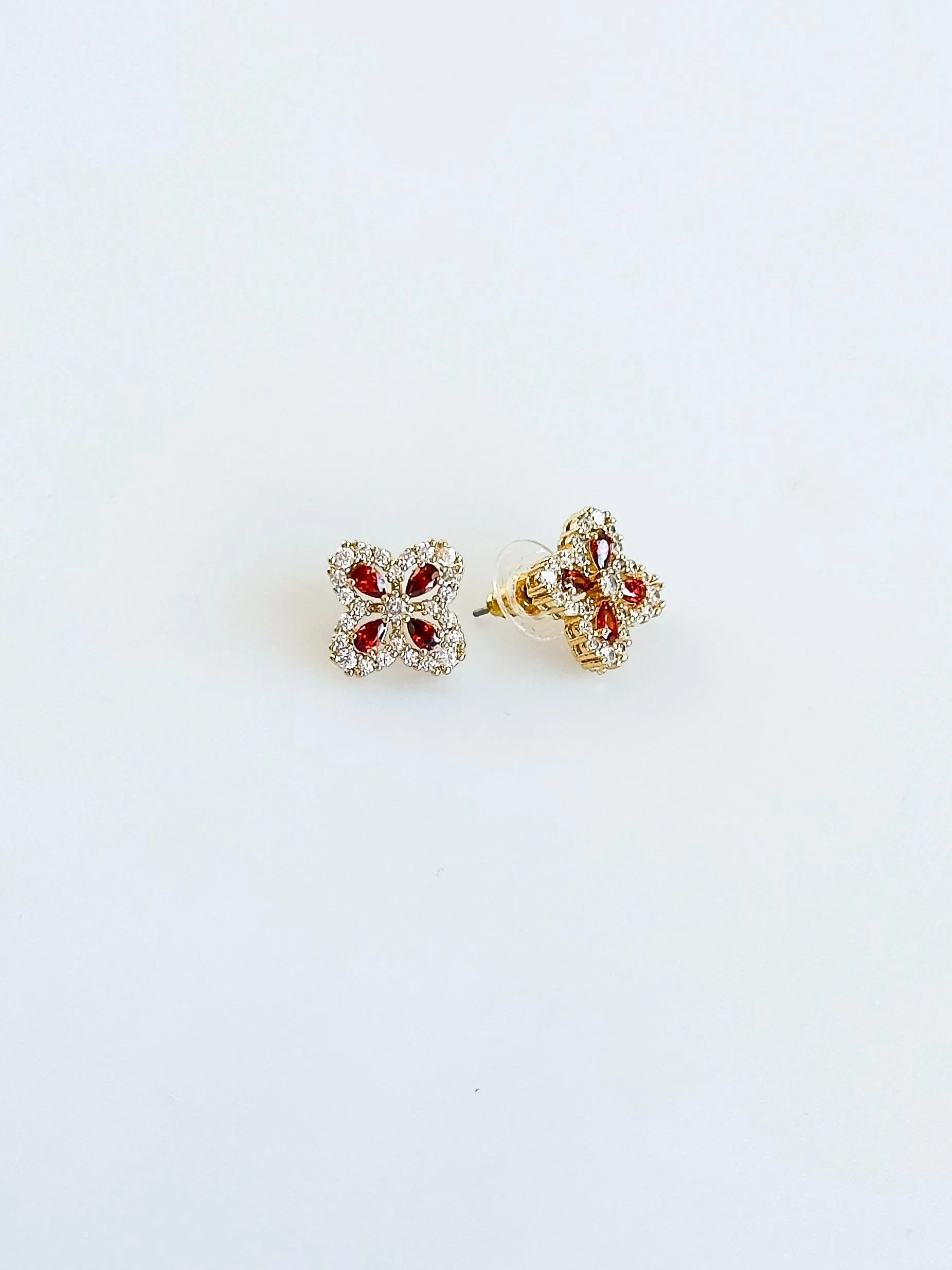 Timeless Blossom Earrings- Topaz