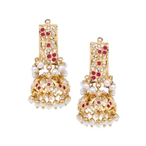 Timeless  Jadau Jhumka Earrings