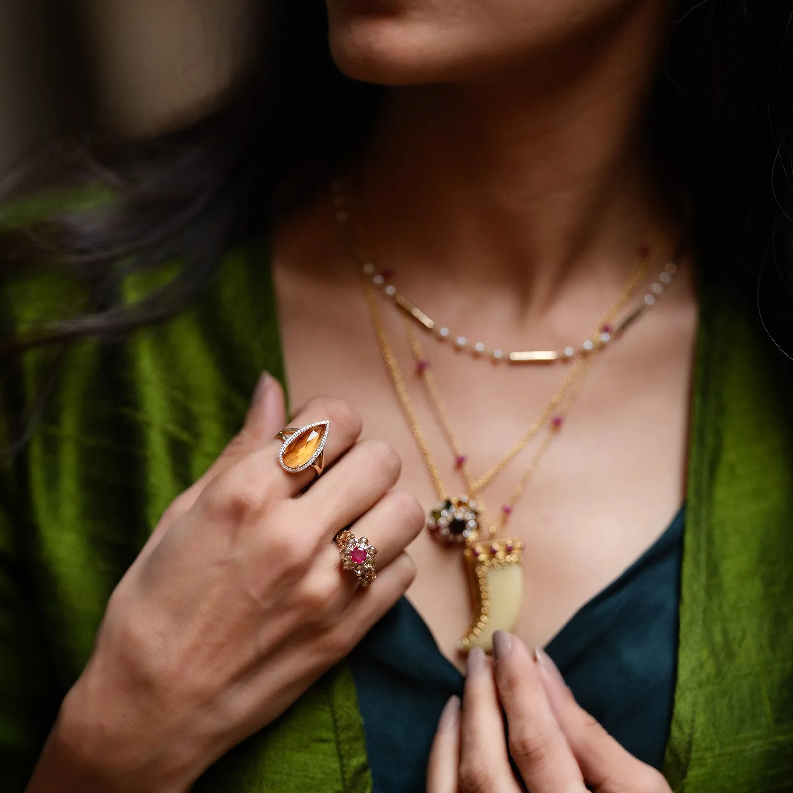 Venus Citrine Ring