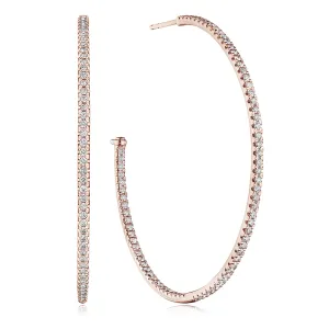 Verragio 50mm Whimsy Diamond Hoop