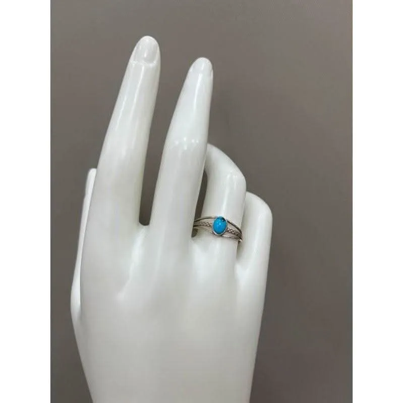Vintage Tropical Breeze: Sterling Silver Rings Infused with Comfort and Vibes