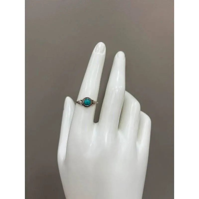 Vintage Tropical Breeze: Sterling Silver Rings Infused with Comfort and Vibes
