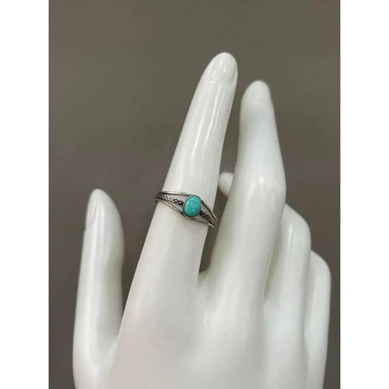 Vintage Tropical Breeze: Sterling Silver Rings Infused with Comfort and Vibes
