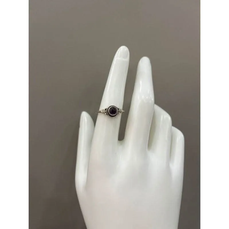Vintage Tropical Breeze: Sterling Silver Rings Infused with Comfort and Vibes