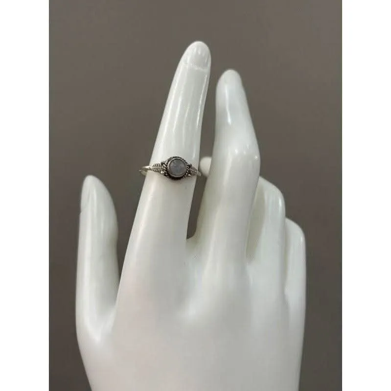 Vintage Tropical Breeze: Sterling Silver Rings Infused with Comfort and Vibes
