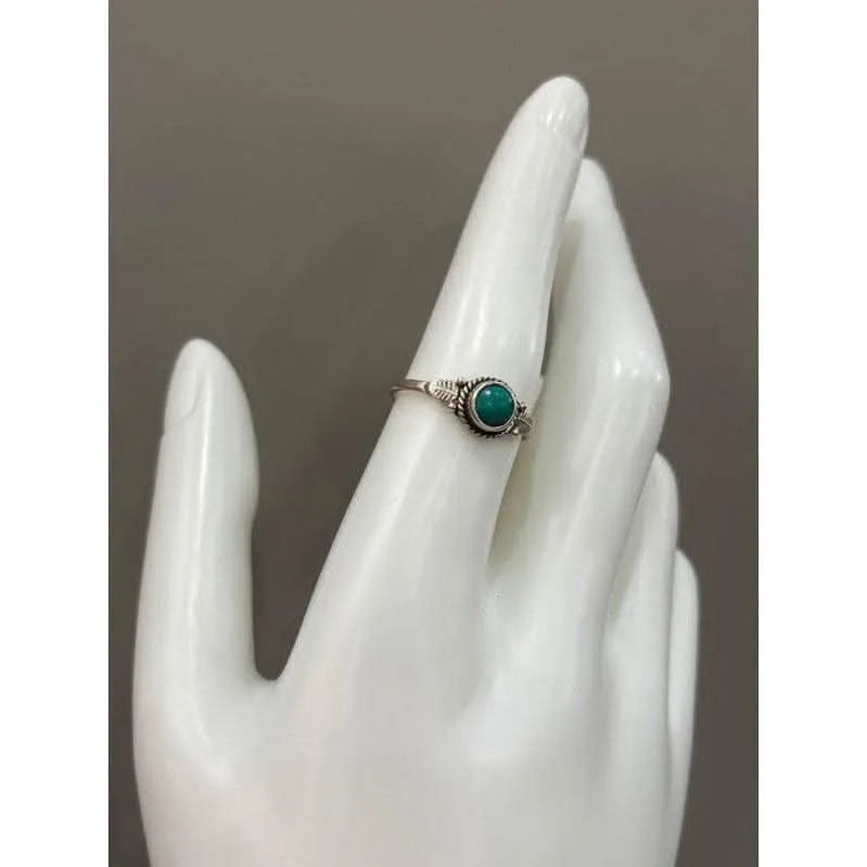 Vintage Tropical Breeze: Sterling Silver Rings Infused with Comfort and Vibes