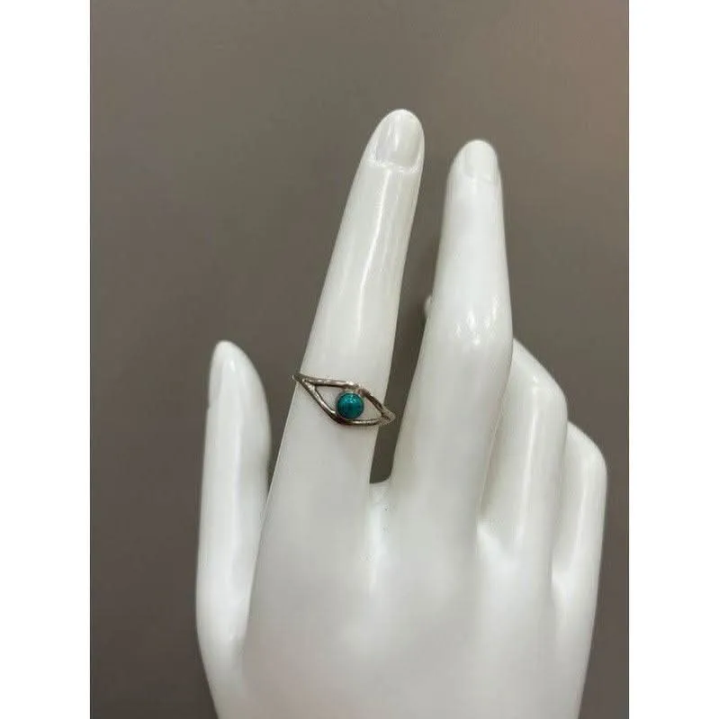 Vintage Tropical Breeze: Sterling Silver Rings Infused with Comfort and Vibes