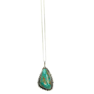 Vintage Turquoise Silver Pendant