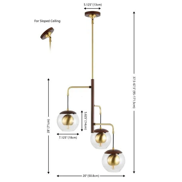 VYLORA IRON EXTENDABLE PENDANT