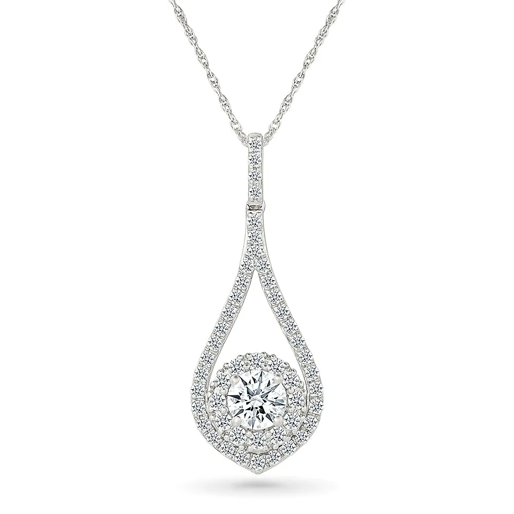 Warda Gold & Diamond Pendant