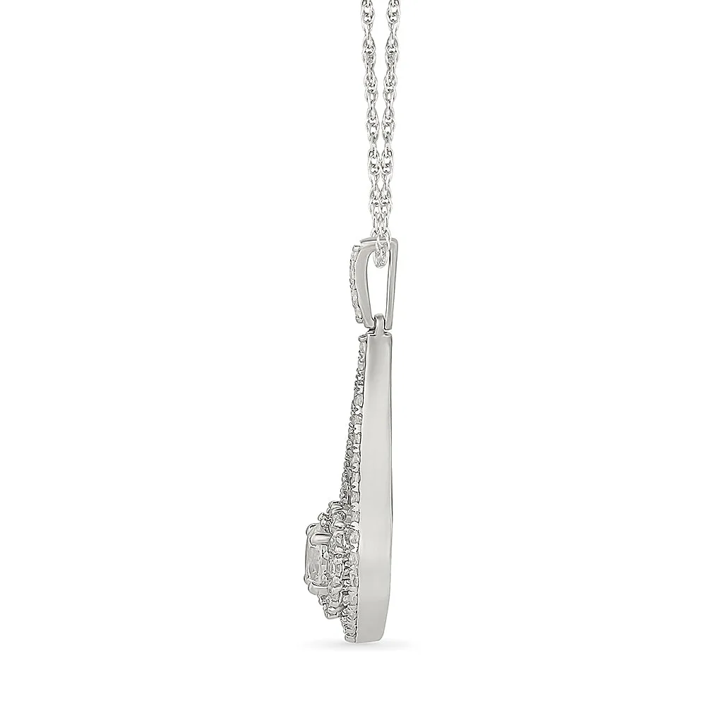 Warda Gold & Diamond Pendant