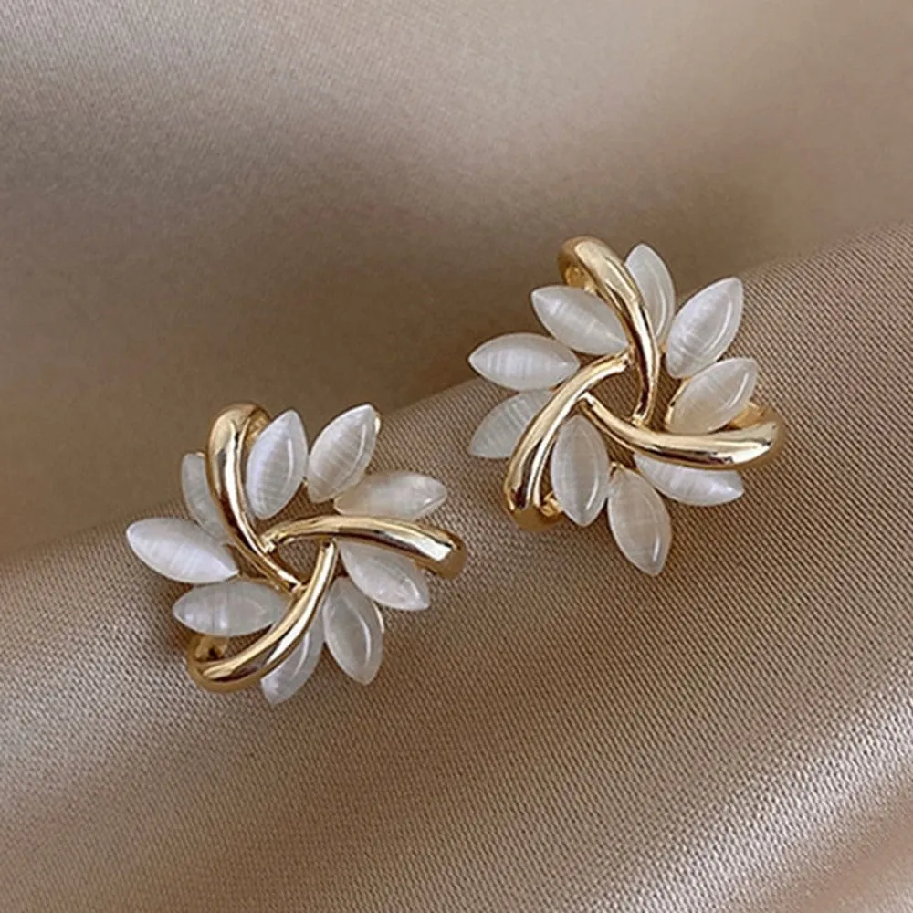 women earrings goldcolor crystal pearl dangle rhinestone pendants ✈️ free.shipping