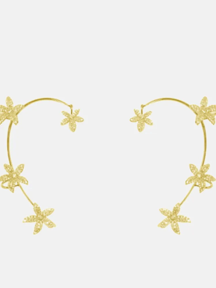 Women's Sparkling Ear Cuff Stud Earrings