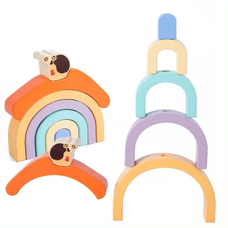 Wooden Snail Stacker Pull Along Toys for 1   Year Old Boy