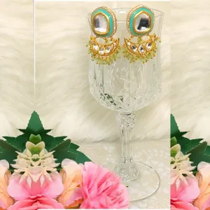 ZAHIRA-ANTIQUE KUNDAN POLKI EARRINGS