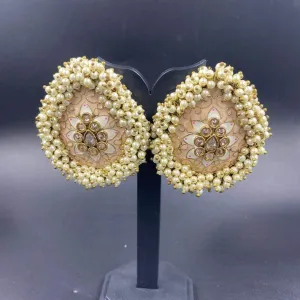 ZEVAR Handcrafted Meenakari Stud Earrings